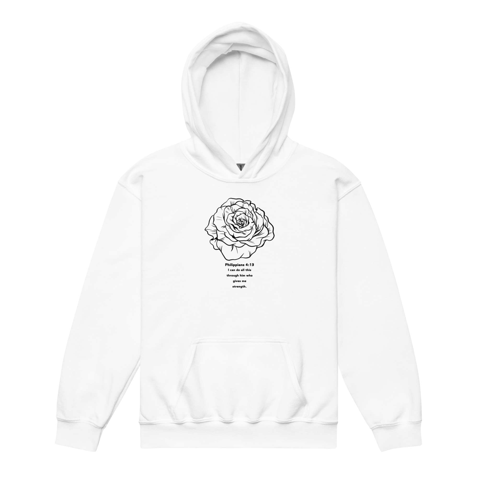 'Philippians 4:13' Hoodie - Youth